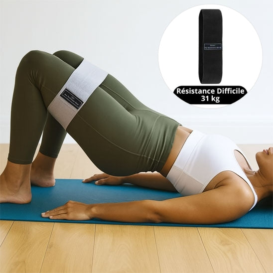 Élastique Musculation | Fessier Résistance Difficile 31 kg