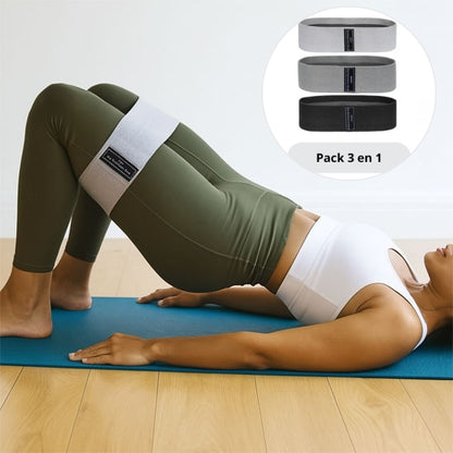 Élastique Musculation | Fessier Pack 3 en 1